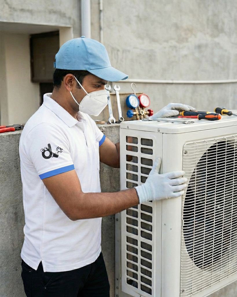 AC Outdoor Unit Re-Installation