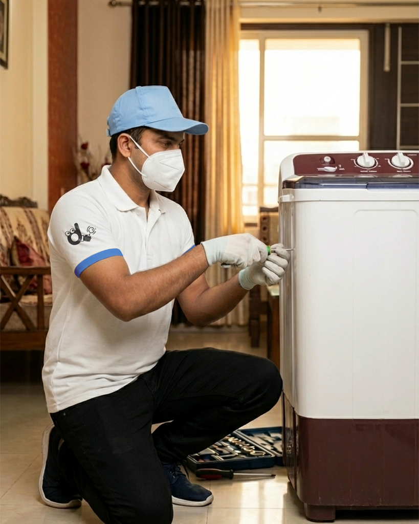 Washing machine install (semi-automatic)